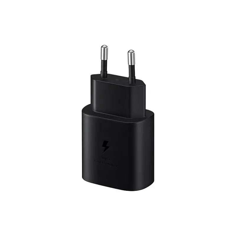 Wall charger Samsung EP-TA800XBEGEU 25W USB-C fast charging, compact AC adapter