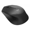 Logitech mouse M330 SILENT PLUS — RF wireless, right-hand, 1000 DPI, 3 buttons, scroll wheel, black, battery-powered