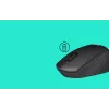 Logitech mouse M330 SILENT PLUS — RF wireless, right-hand, 1000 DPI, 3 buttons, scroll wheel, black, battery-powered