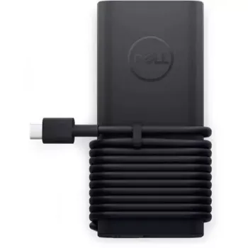 Power adapter Dell 492-BDQL 65W indoor laptop charger, 100–240V, 1 m cable, black, 112×51 mm