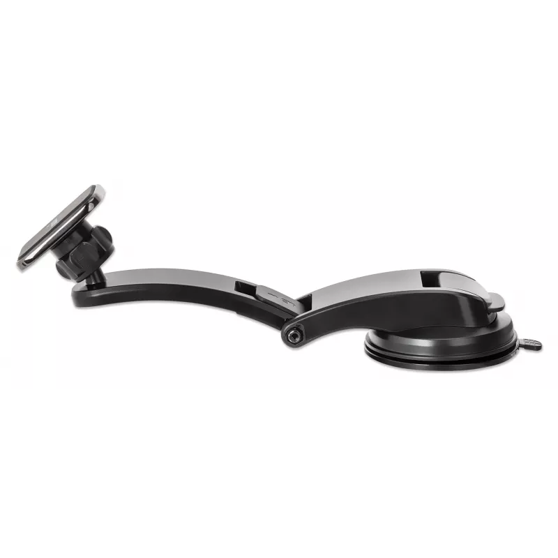Manhattan Universal Car Dashboard Mount with Magnetic Phone Holder for Smartphones, Horizontal or Vertical Use, Black, Three Year Warranty