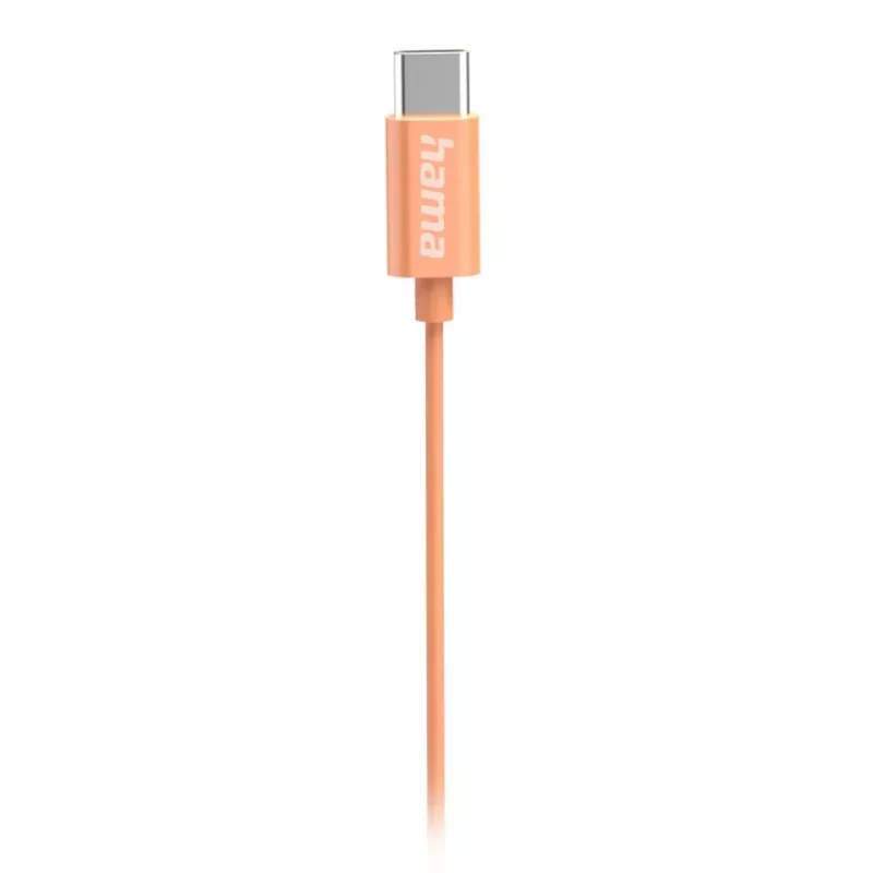 Hama Curly Headset Wired In-ear Calls/Music USB Type-C Orange