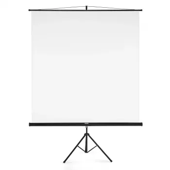 Projection Screen Hama 00021573 2.55 m 1:1 Manual Black White