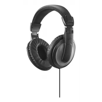 Hama Shell II Headphones Wired Head-band Music Black, Dark Grey