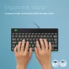 R-Go Tools Ergonomic keyboard R-Go Compact Break, compact keyboard with break software, AZERTY (BE), wired, black