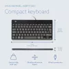 R-Go Tools Ergonomic keyboard R-Go Compact Break, compact keyboard with break software, AZERTY (BE), wired, black