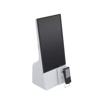 Ergonomic Solutions SpacePole Kiosk Payment front plate (DuraTilt) for Samsung 24” Kiosk
