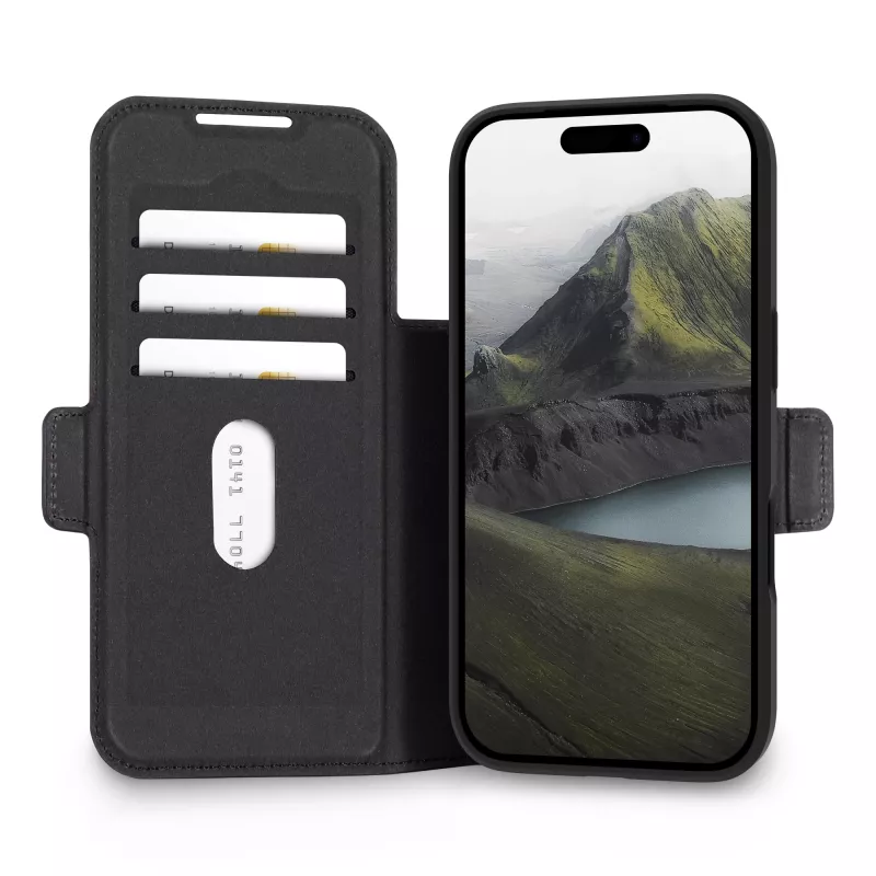 dbramante1928 Oslo Pro MS Folio Case for iPhone 17 Pro, Black