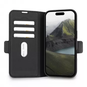 dbramante1928 Flip case for iPhone 17 (6.7 inch) Oslo Pro MS — 17 cm screen, black, 3 card pockets