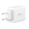 j5create JUP3365E-EN 65W GaN USB-C® 3-Port Charger, Indoor, AC, White