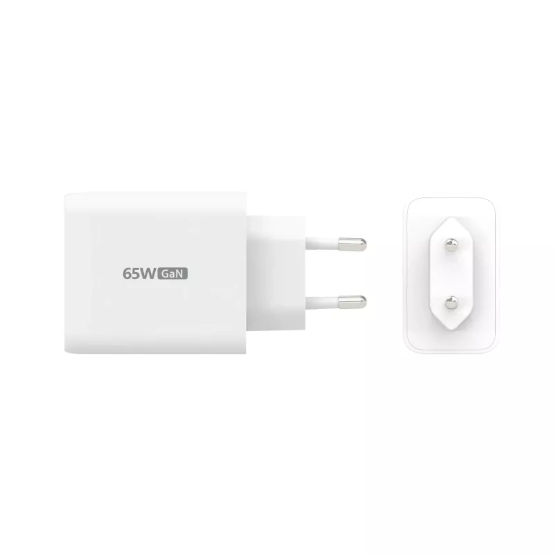 j5create JUP3365E-EN 65W GaN USB-C® 3-Port Charger, Indoor, AC, White