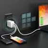 j5create JUP3365E-EN 65W GaN USB-C® 3-Port Charger, Indoor, AC, White