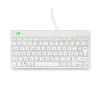 R-Go Tools Ergonomic keyboard R-Go Compact Break, compact keyboard with break software, AZERTY (FR), wired, white