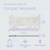 R-Go Tools Ergonomic keyboard R-Go Compact Break, compact keyboard with break software, AZERTY (FR), wired, white