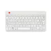 R-Go Tools Ergonomic keyboard R-Go Compact Break, compact keyboard with break software, AZERTY (FR), Bluetooth, white