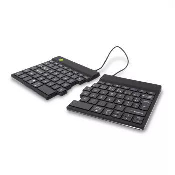 R-Go Tools Ergonomic keyboard R-Go Split Break with break software, ergonomic split keyboard, AZERTY (FR), Bluetooth, black