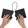 R-Go Tools Ergonomic keyboard R-Go Split Break with break software, ergonomic split keyboard, AZERTY (FR), Bluetooth, black
