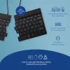 R-Go Tools Ergonomic keyboard R-Go Split Break with break software, ergonomic split keyboard, AZERTY (FR), Bluetooth, black