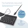 R-Go Tools Ergonomic keyboard R-Go Split Break with break software, ergonomic split keyboard, AZERTY (FR), Bluetooth, black