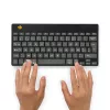 R-Go Tools Ergonomic keyboard R-Go Compact Break, compact keyboard with break software, AZERTY (BE), Bluetooth, black