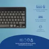 R-Go Tools Ergonomic keyboard R-Go Compact Break, compact keyboard with break software, AZERTY (BE), Bluetooth, black