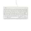 R-Go Tools Ergonomic keyboard R-Go Compact Break, compact keyboard with break software, AZERTY (BE), wired, white