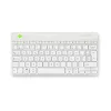 R-Go Tools Ergonomic keyboard R-Go Compact Break, compact keyboard with break software, AZERTY (BE), Bluetooth, white