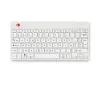 R-Go Tools Ergonomic keyboard R-Go Compact Break, compact keyboard with break software, AZERTY (BE), Bluetooth, white