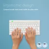 R-Go Tools Ergonomic keyboard R-Go Compact Break, compact keyboard with break software, AZERTY (BE), Bluetooth, white