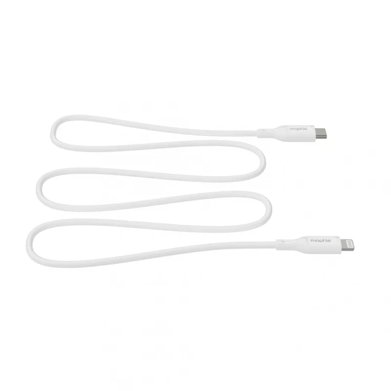 mophie essentials Lightning to USB-C | charging cable (1M) White