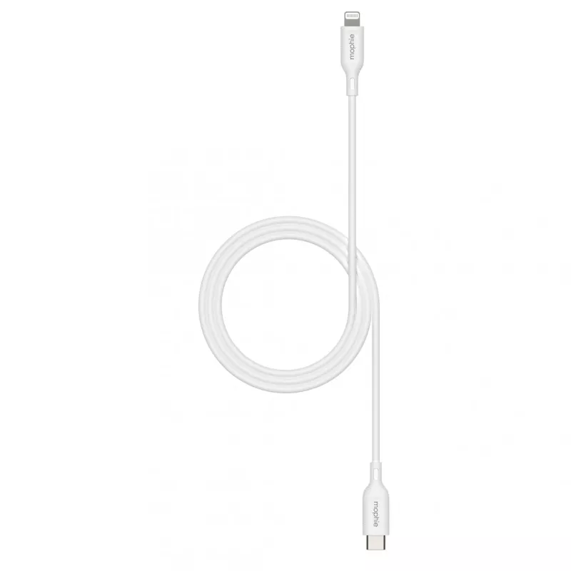 mophie essentials Lightning to USB-C | charging cable (1M) White