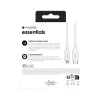 mophie essentials Lightning to USB-C | charging cable (1M) White