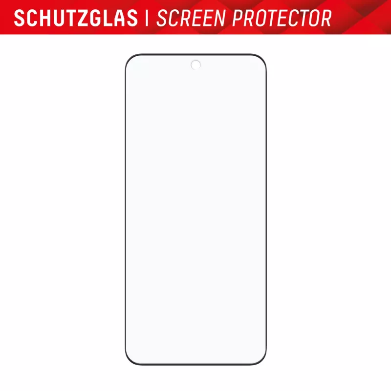 Screen protector e.v.i. Displex Full Cover (10H) for Xiaomi 14 Pro, tempered glass, eco mounting frame, black/transparent