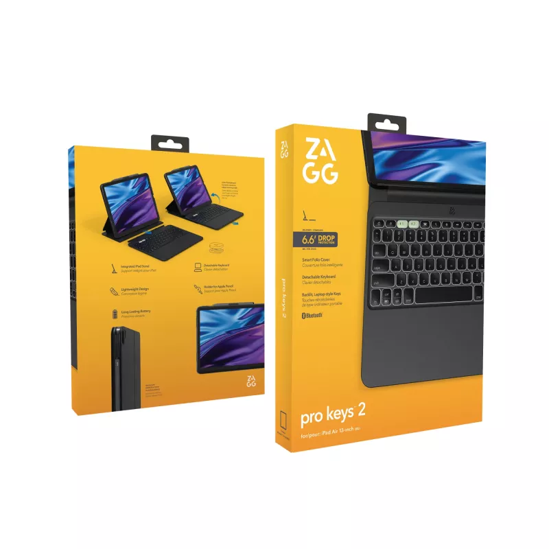 ZAGG Pro Keys 2 QWERTZ German Bluetooth Black