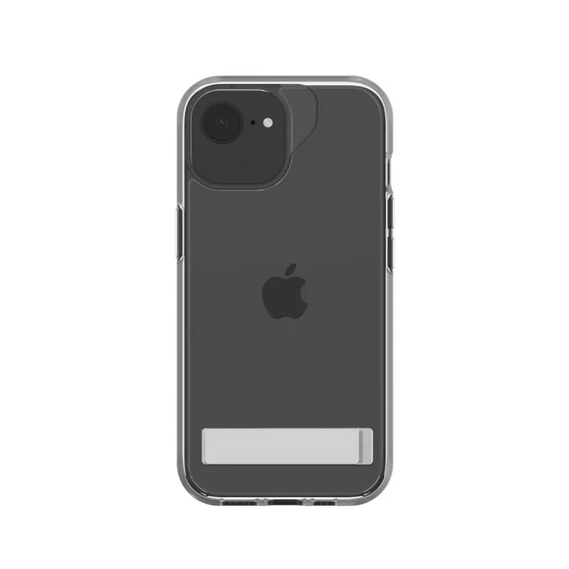 ZAGG Crystal Palace Kickstand Case iPhone 16/15/14/13 Clear, Cover, Apple, iPhone 17e/16e/15/14/13, 15.5 cm (6.1"), Transparent