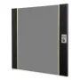 Glass front door for 19 inch 12U wall-mounted enclosure DIGITUS Unique series — glass and metal, black