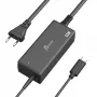 USB-C PD Power Adapter j5create JUP1265 — 65W, Indoor, Black, Plastic, 118×32×50 mm (EU)