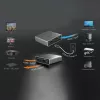 j5create JDSH812 ​​8K HDMI™ 2.1 2-Way Splitter, HDMI, 2x HDMI, 7680 x 4320 pixels, Grey, Aluminium, 8K Ultra HD