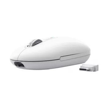 Wireless Office Mouse TRUST Seron Slim Multi – Ambidextrous, RF + Bluetooth, Optical 3200 DPI, 7 buttons, White