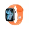 Band for Apple Smartwatch 42mm — Clementine Sport Band (M/L), Orange, wrist 150–200 mm