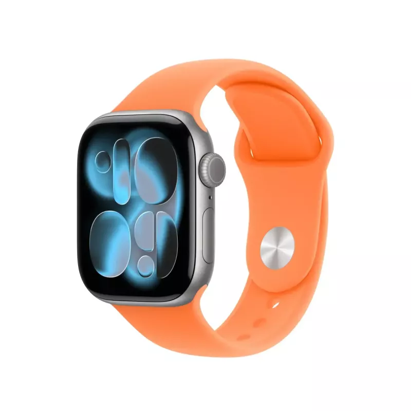 Band for Apple Smartwatch 42mm — Clementine Sport Band (M/L), Orange, wrist 150–200 mm