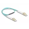 Optical Fiber Cable DeLOCK 88078 LC Duplex to LC Duplex OM3 0.5m