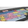 Keyboard LogicKeyboard LKB-PPROCC-BJPU-FR — Full-size USB wired AZERTY French, scissor switches, 1.5 m cable, black