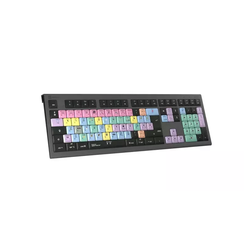 Keyboard LogicKeyboard LKB-FCPX10-A2M-FR wired USB AZERTY French full-size 105 keys black