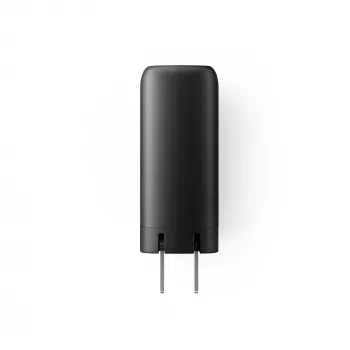 TARGUS 100W GaN AC Charger for Laptop, Smartphone, Tablet — 1× USB-C, 2 m Cable, Black