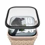 PanzerGlass Screen Protector with Black Metal Frame for Apple Watch, model PG56329