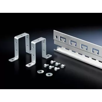 Rack rail kit Rittal 2388.125, aluminium housing, grey, width 1153 mm