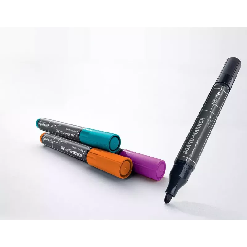 Marker Sigel BA011 4 pc(s) Black Magenta Orange Turquoise