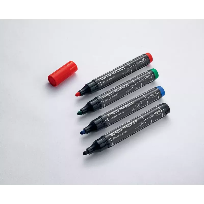 Marker Sigel BA010 4 pc(s) Black Blue Green Red