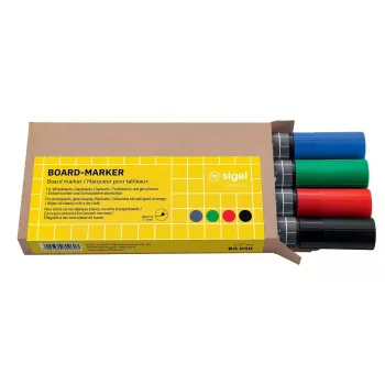 Marker Sigel BA010 4 pc(s) Black Blue Green Red